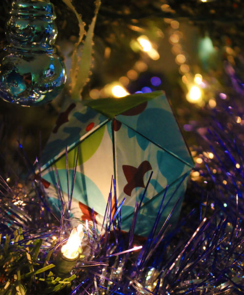 Christmas Tree Ornaments Made From Paper