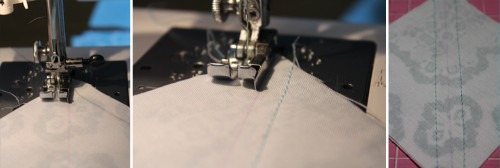 Sewing the HST unit