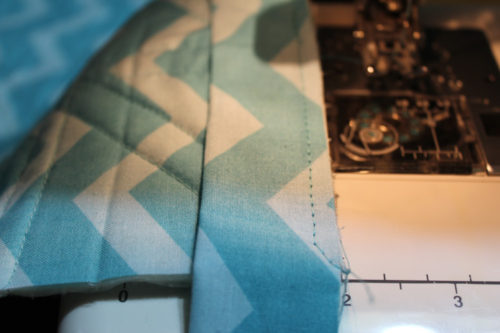 How to Quilt a 45 Degree Angle Mitered Corner