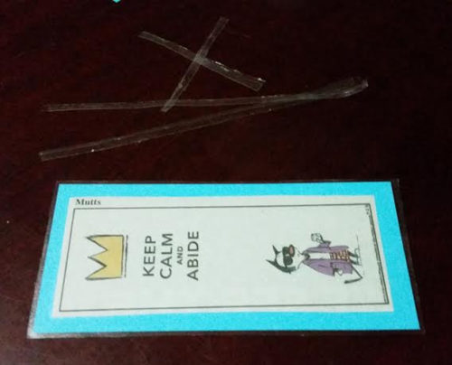 How to Make a Laminated Comic Strip Bookmark- no laminator tool required!