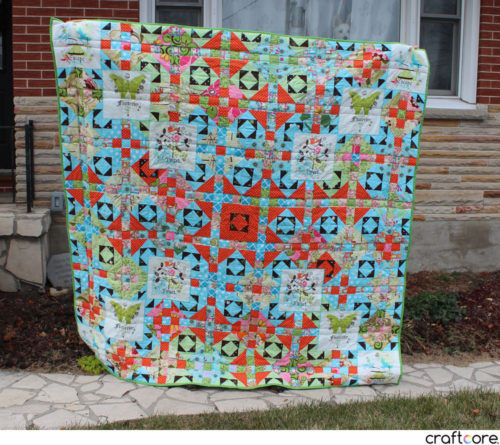 Monkey Wrench Quilt by Craftcore - My Largest Quilt