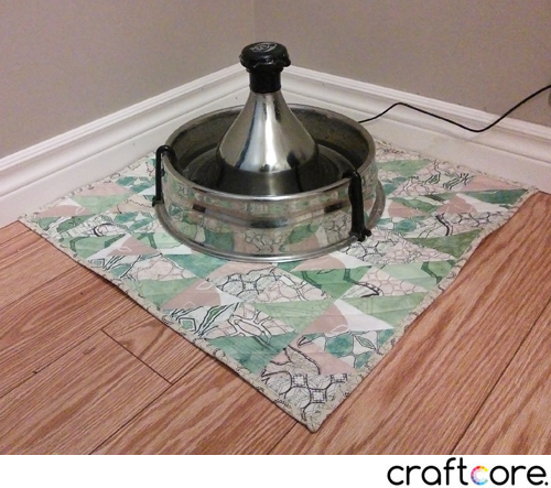 water bowl HST quilt for pets | Craftcore