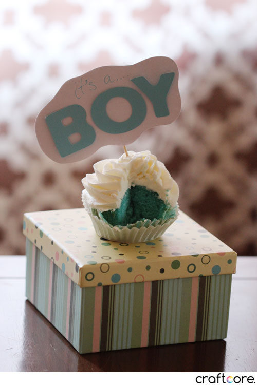 Cupcake Gender Reveal | Craftcore