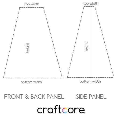 Craftcore | How to Calculate Panel Sizes for the Skirt