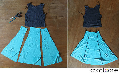 How to make a tank dress without a pattern. | Craftcore Tutorial