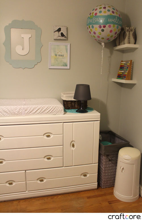 Mint and Grey Nursery Reveal