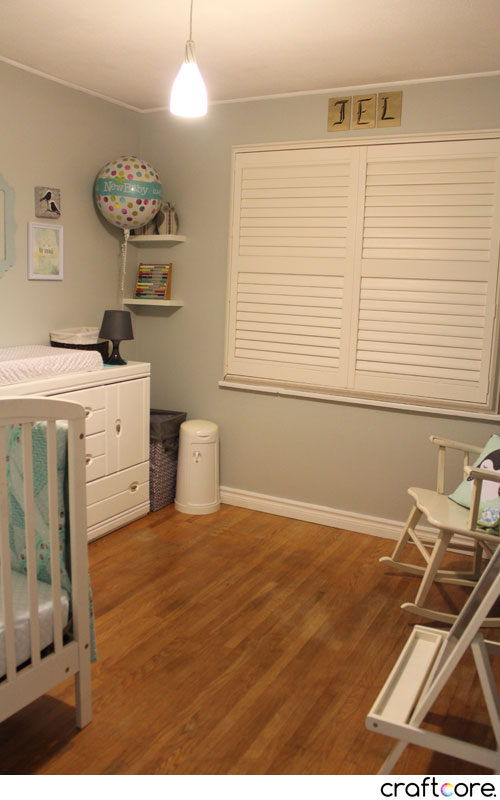 Mint and Grey Nursery Reveal - Overall Room Showcase