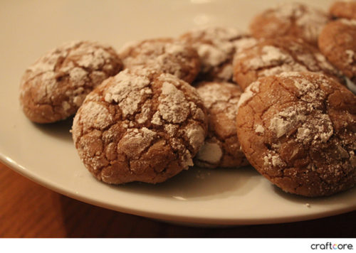 Chocolate Snow-Top Cookies