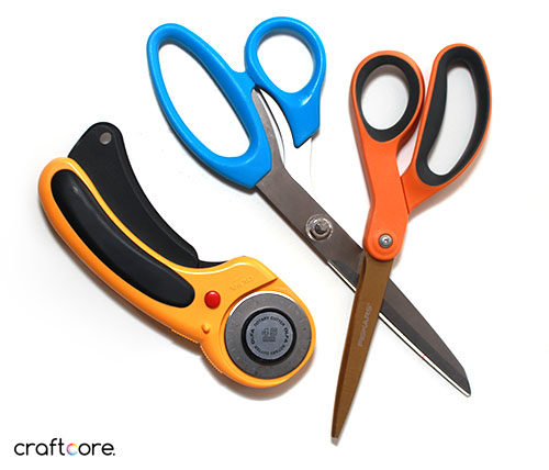 What Do You Need to Start Quilting? Cutting Tools like Scissors and Rotary Cutters.