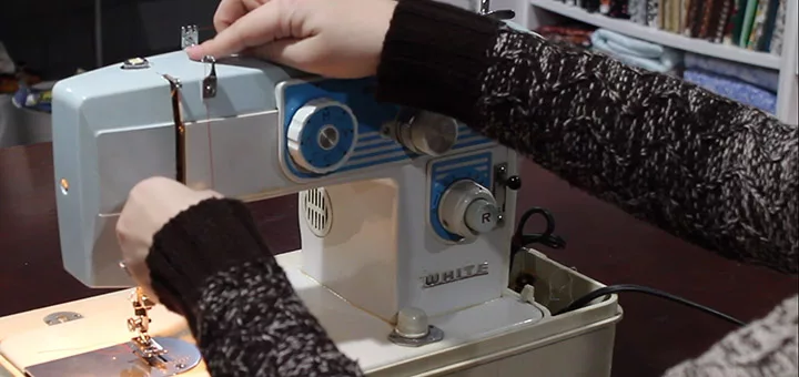 White 642 Domestic Sewing Machine Demonstration and Review