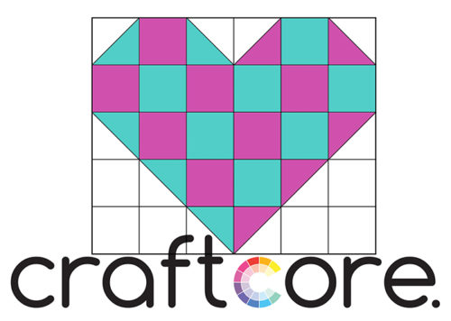 Craftcore Scrapbooking Layout Guide: Patchwork Hearts