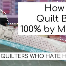 How to Sew Quilt Binding 100% by Machine