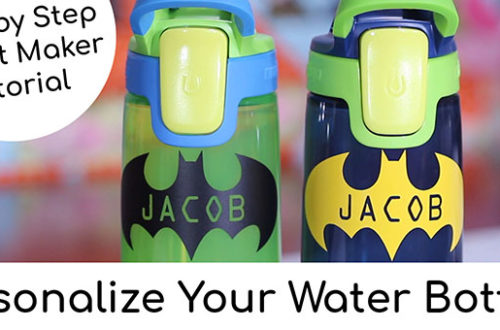 Personalize Your Water Bottles with Cricut Maker!!