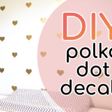DIY Polka Dot Wall Decals