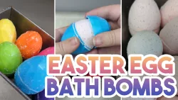 How to Make Easter Egg Bath Bombs
