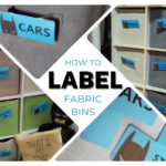 How to Label Fabric Bins