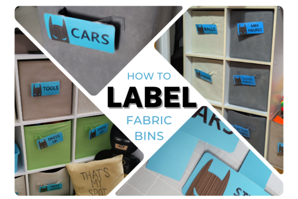 How to Label Fabric Bins